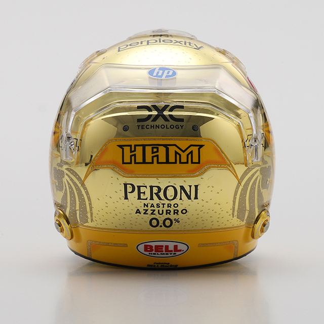 LookSmart F1 Lewis Hamilton - Singapore GP 2025 Mini Replica Helmet 1/5 Scale Model