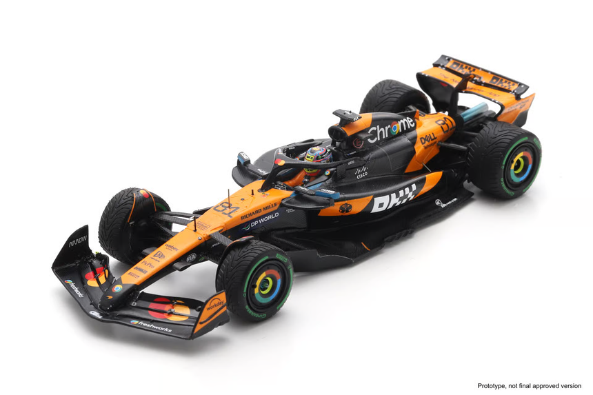Spark Models F1 McLaren MCL39 No.81 McLaren F1 Team Winner Belgian GP 2025 Oscar Piastri 1/43 Scale Model