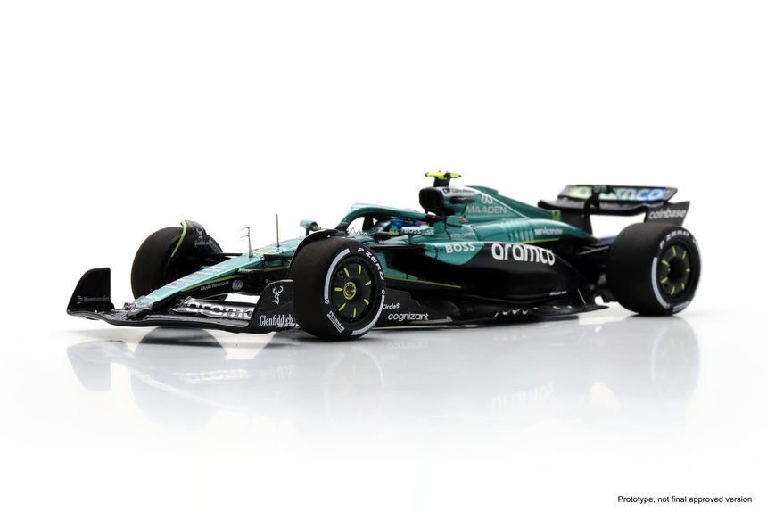 Spark Models F1 Aston Martin F1 Team AMR25 No.14 Aston Martin Aramco 5th Hungarian GP 2025 Fernando Alonso 1/43 Scale Model