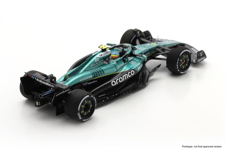 Spark Models F1 Aston Martin F1 Team AMR25 No.14 Aston Martin Aramco 5th Hungarian GP 2025 Fernando Alonso 1/43 Scale Model