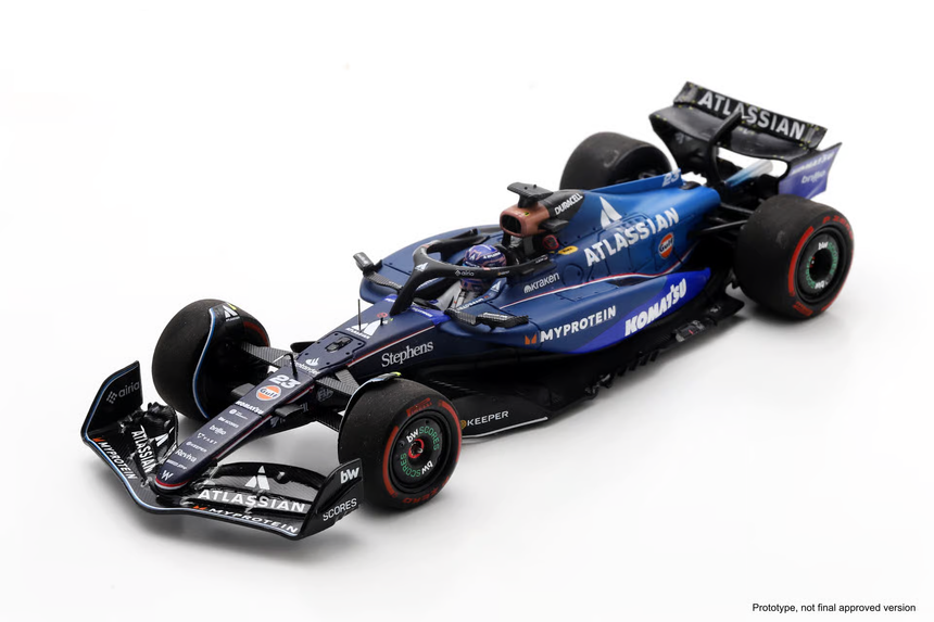 Spark Models F1 Williams FW47 No.23 Williams Racing 5th Dutch GP 2025 Alex Albon 1/43 Scale Model