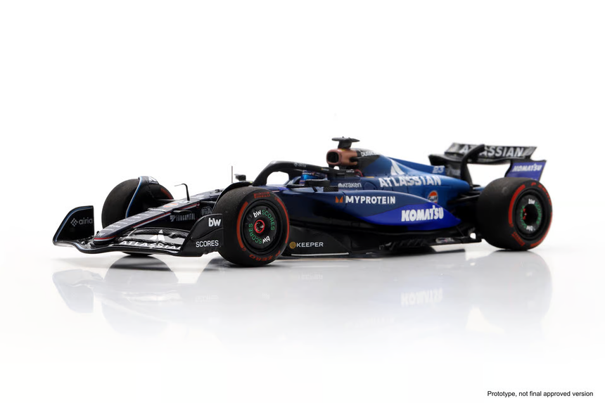 Spark Models F1 Williams FW47 No.23 Williams Racing 5th Dutch GP 2025 Alex Albon 1/43 Scale Model