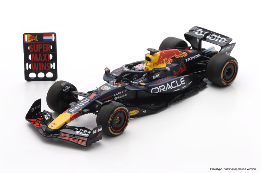 Spark Models F1 Red Bull Racing RB21 No.1 Oracle Red Bull Racing Winner Azerbaijan GP 2025 Max Vestappen 1/43 Scale Model