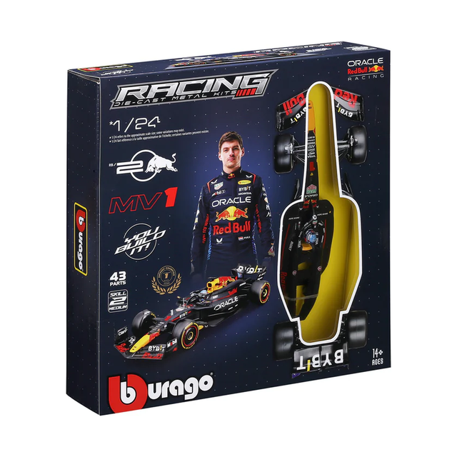 Bburago F1 Red Bull Racing RB20 2024 Model Kit Max Verstappen 1/24 Scale Model