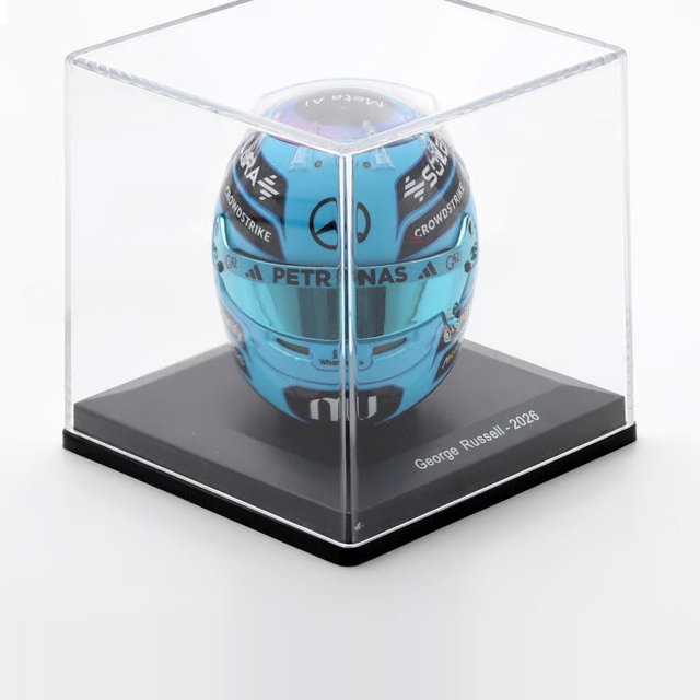 Spark Models F1 Mercedes-AMG PETRONAS F1 Team - George Russell - 2026 1/5 Scale Mini Replica Helmet