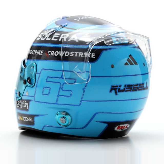 Spark Models F1 Mercedes-AMG PETRONAS F1 Team - George Russell - 2026 1/5 Scale Mini Replica Helmet