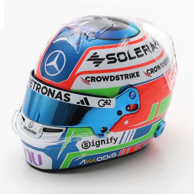 Spark Models F1 Mercedes-AMG PETRONAS F1 Team - Kimi Antonelli - 2026 1/5 Scale Mini Replica Helmet