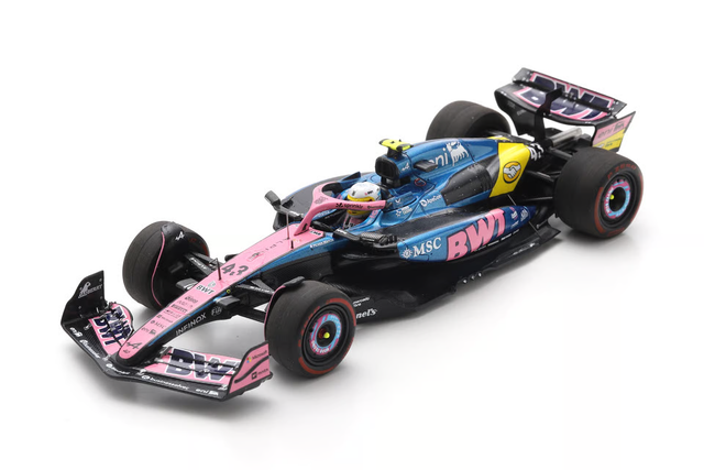 Spark Models F1 Alpine A525 No.43 BWT Alpine F1 Team - US GP 2025 - Franco Colapinto 1/43 Scale Model