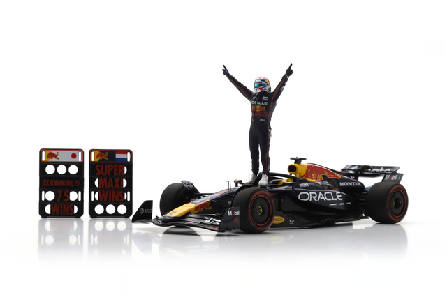 Spark Models F1 Red Bull Racing RB21 No.1 Oracle Red Bull Racing - Winner US GP 2025 - Max Verstappen 1/43 Scale Model