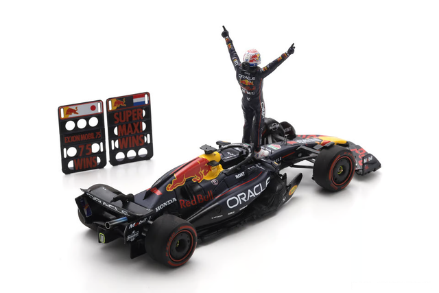 Spark Models F1 Red Bull Racing RB21 No.1 Oracle Red Bull Racing - Winner US GP 2025 - Max Verstappen 1/43 Scale Model