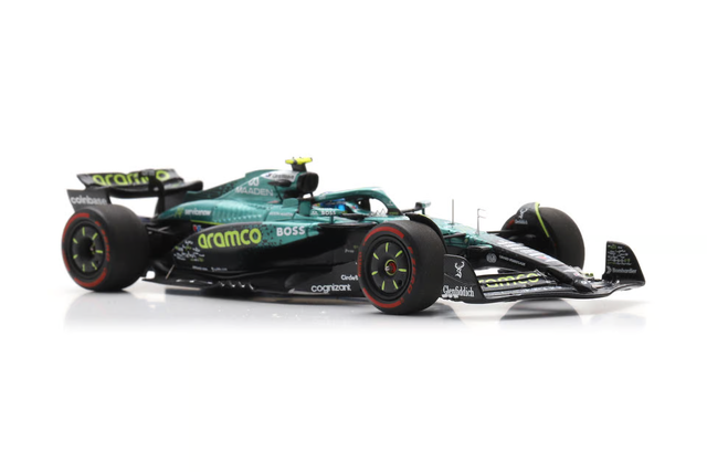 Spark Models F1 Aston Martin F1 AMR25 No.14 Aston Martin Aramco F1 Team - US GP 2025 - Fernando Alonso 1/43 Scale Model