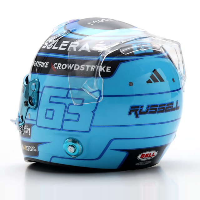 Spark Models F1 Mercedes-AMG PETRONAS F1 Team - George Russell - US GP 2025 1/5 Scale Mini Replica Helmet