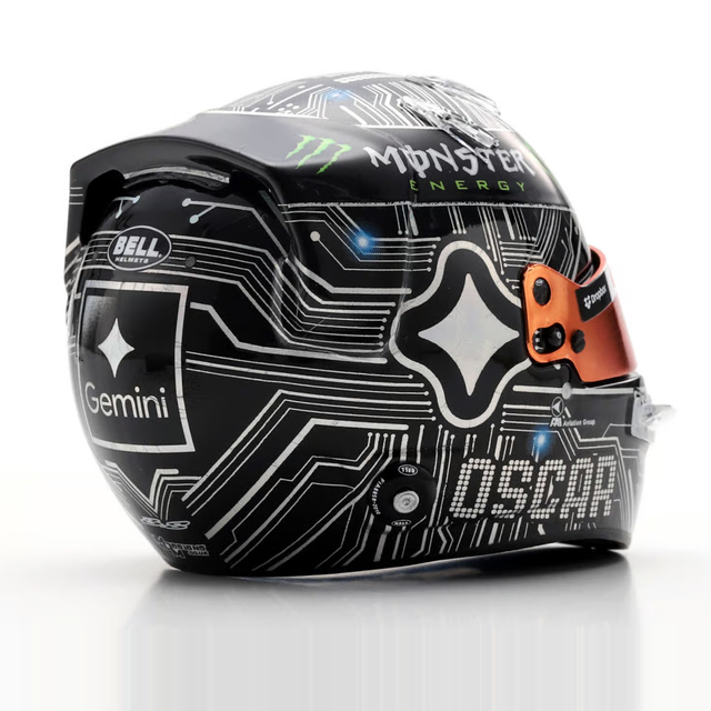 Spark Models F1 McLaren F 1 Team - Oscar Piastri - US GP 2025 1/5 Scale Mini Replica Helmet