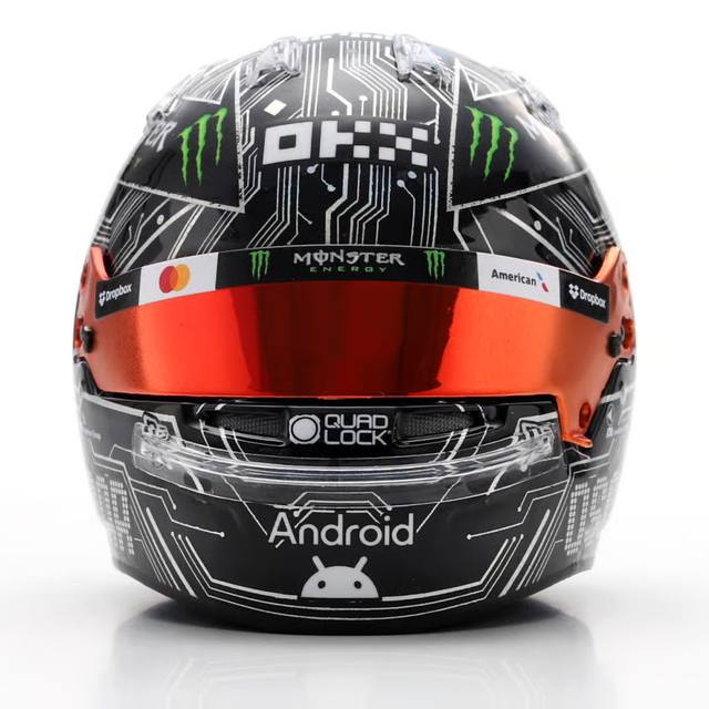 Spark Models F1 McLaren F 1 Team - Oscar Piastri - US GP 2025 1/5 Scale Mini Replica Helmet