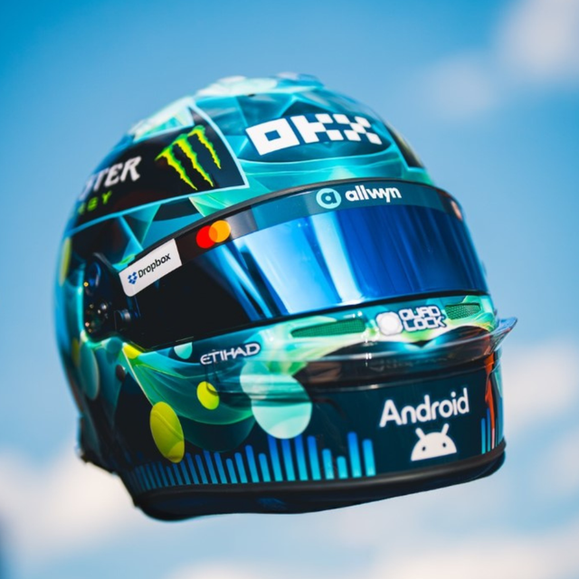 Spark Models F1 McLaren Mastercard - Oscar Piastri Austrian GP 2026 1/5 Scale Mini Replica Helmet