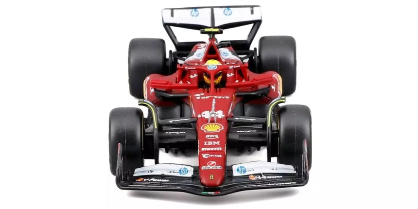 Bburago F1 Ferrari F1 Team SF-25 2025 Lewis Hamilton With Helmet 1/43 Scale Model