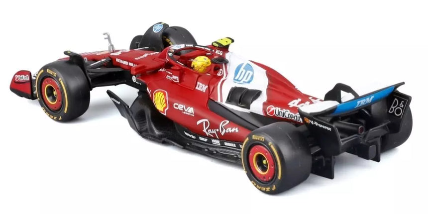 Bburago F1 Ferrari F1 Team SF-25 2025 Lewis Hamilton With Helmet 1/43 Scale Model