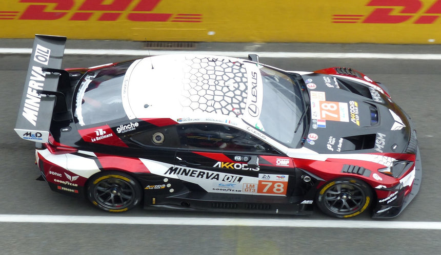 Spark Models Lexus RC Remote Control F GT3 No.78 AKKODIS ASP TEAM - Le Mans 24H 2024 - K. van der Linde - T. Boguslavskiy - A. Robin 1/18 Scale