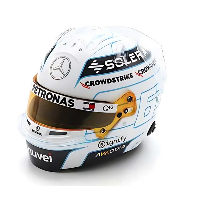 Spark Models George Russell - Qatar GP 2024 Mini Replica Helmet 1/5 Scale