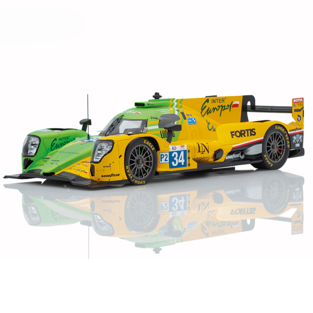 Spark Models Oreca 07 - Gibson No.34 INTER EUROPOL COMPETITION - J. Smiechowski - C. Novalak - V. Lomko 1/18 Scale