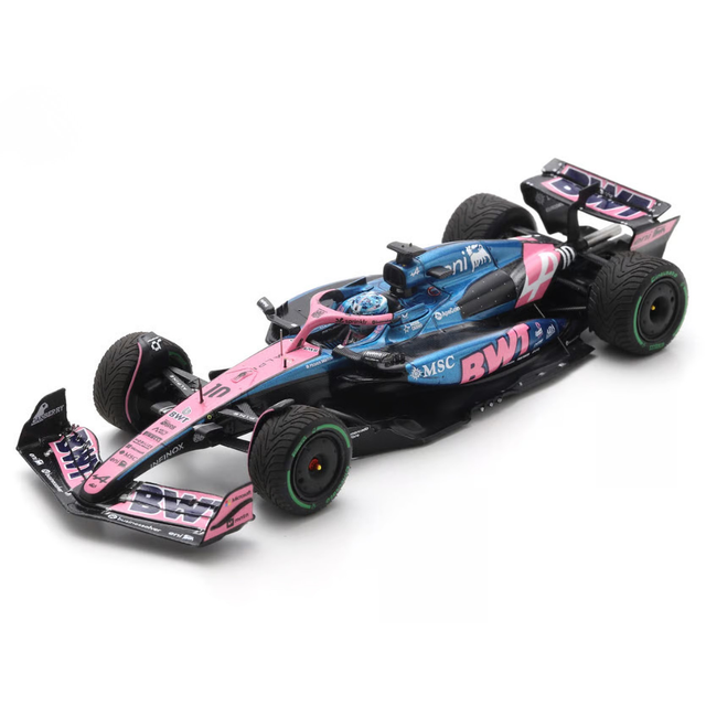 Spark Models F1 Alpine A525 No.10 BWT Alpine F1 Team - 6th British GP 2025 - Pierre Gasly 1/43 Scale Model