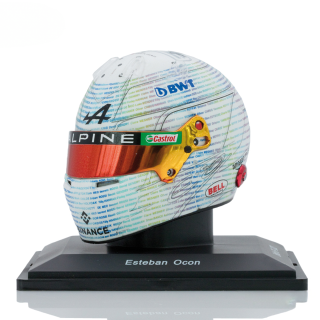 Spark Models F1 BWT Alpine F1 Team - Esteban Ocon - British GP 2023 1/5 Scale Mini Replica Helmet