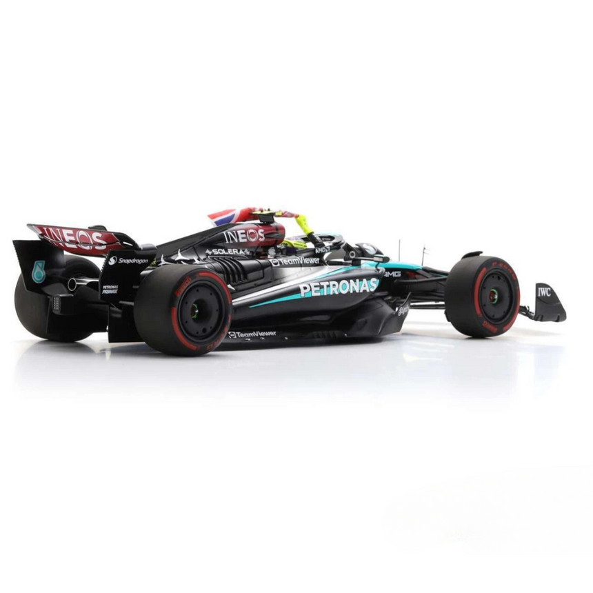 Spark Models F1 Mercedes F1 - AMG PETRONAS Formula One Team No.44 F1 W15 E Performance - Winner British GP 2024 - Lewis Hamilton 1/18 Scale