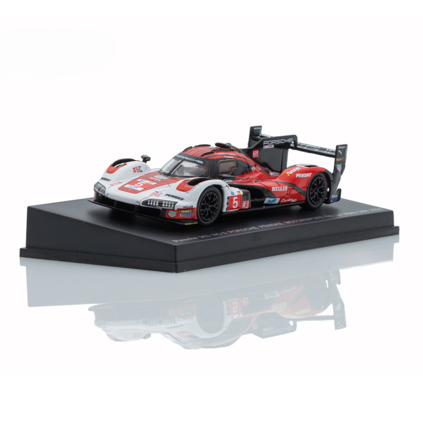 Spark Models Porsche 963 No.5 Porsche Penske Motorsport - 6th Le Mans 24H 2024 - M. Campbell - M. Christensen - F. Makowiecki 1/64 Scale Model