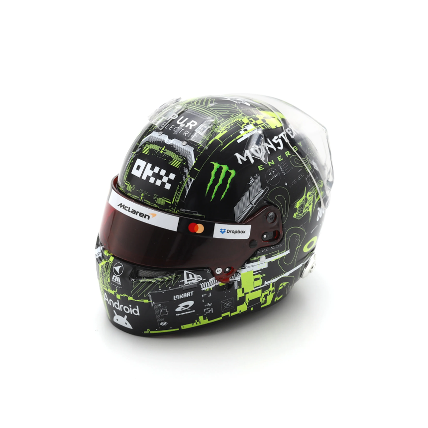 Spark Models McLaren Formula 1 Team - Lando Norris - 2025 Mini Replica Helmet Model Test Helmet 1/5 Scale