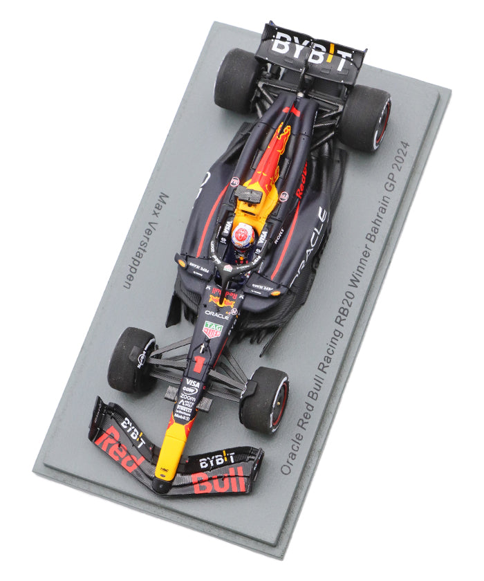 ミニカー Spark 1/43 Oracle Red Bull Racing RB20 Spark 1:43 Max Verstappen Red Bull RB20 #1 Winner Bahrain GP