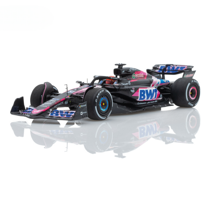 Spark Models F1 BWT Alpine F1 Team A524 No.31 Bahrain GP 2024 - Esteban Ocon 1/43 Scale Model