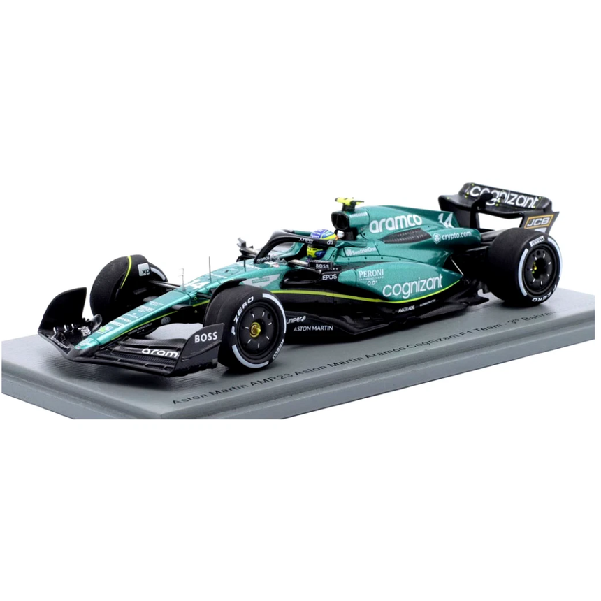 Spark Models F1 Aston Martin F1 AMR23 No.14 Aston Martin Aramco Cognizant - Fernando Alonso - F1 Team 1/43 Scale