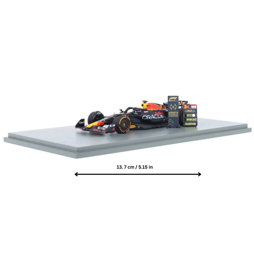 Spark Models F1 Oracle Red Bull Racing RB19 No.1 Oracle Red Bull Racing 2nd Sprint Race Qatar GP 2023 - Max Verstappen 1/43 Scale