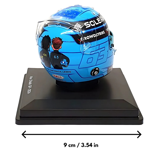 Spark Models George Russell - Abu Dhabi GP 2024 Mini Replica Helmet 1/5 Scale
