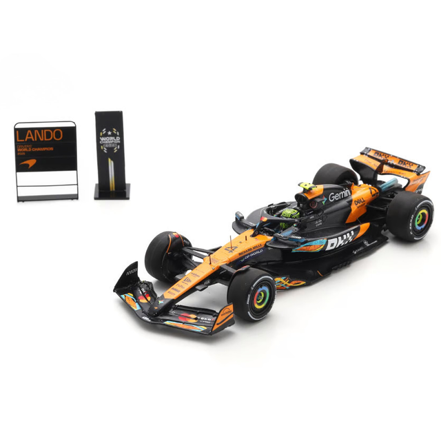 Spark Models McLaren MCL39 No.4 3rd Abu Dhabi GP 2025 - Lando Norris - F1 Drivers' World Champion 2025 1/43 Scale Model