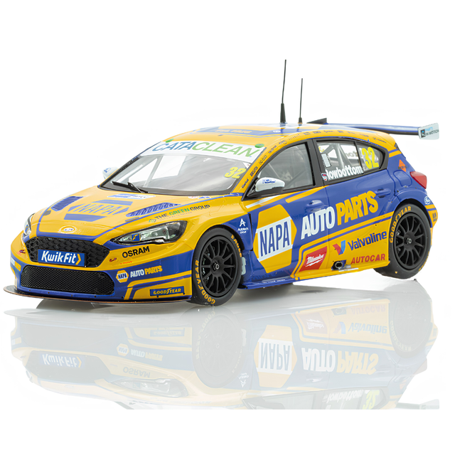Spark Models NAPA Racing UK No.32 Ford Focus BTCC - Snetterton Race 2 Winner 2025 - Daniel Rowbottom 1/43 Scale Model