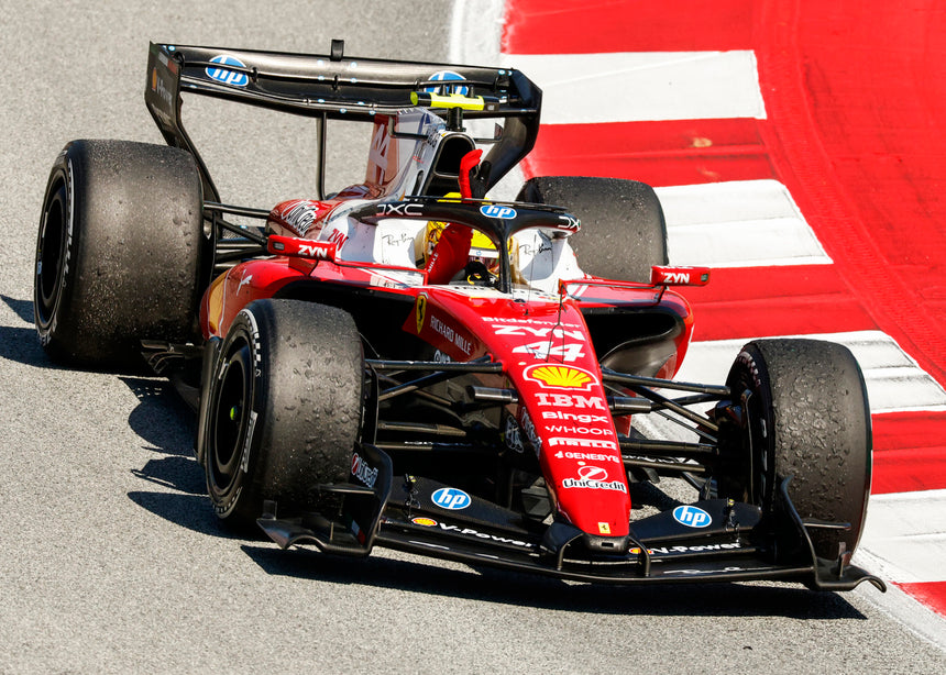 LookSmart F1 Ferrari F1 Team - Ferrari SF-26 No.44 Winner Catalunya GP 2026 - Lewis Hamilton (with raised hand) 1/43 Scale Model