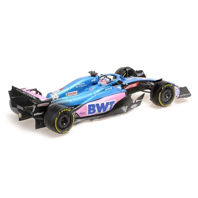 Minichamps F1 BWT Alpine F1 Team A522 Fernando Alonso Australian GP 2022 1/18 Scale