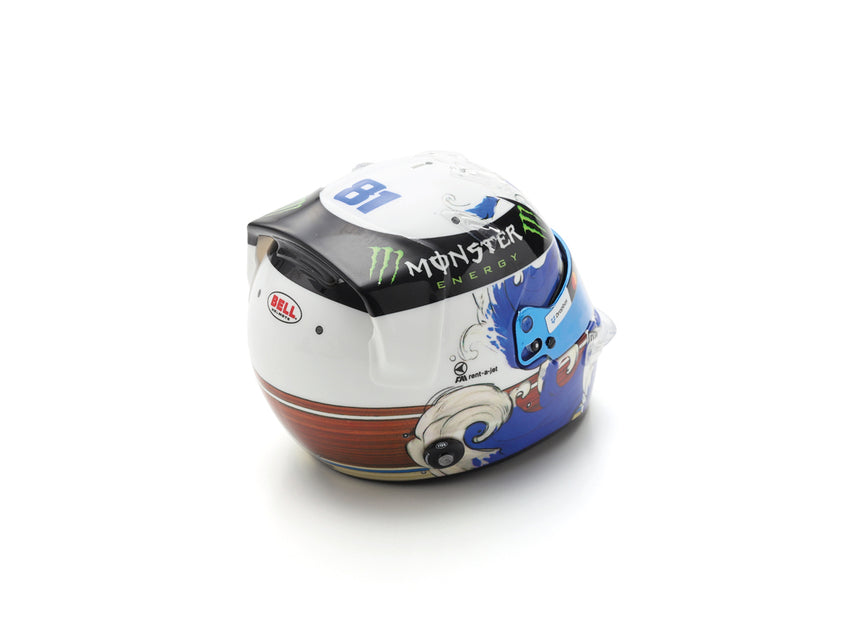 Spark Models F1 McLaren Formula 1 Team - Oscar Piastri - Japanese GP 2025 Mini Replica Helmet 1/5 Scale