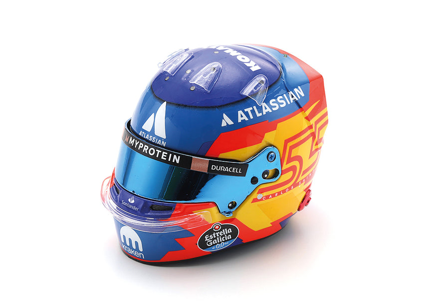Spark Models F1 Williams Racing - Carlos Sainz - 2025 Mini Replica Helmet Model 1/5 Scale