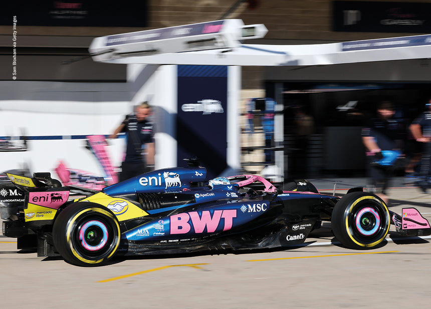 Spark Models F1 Alpine A525 No.10 BWT Alpine F1 Team - US GP 2025 - Pierre Gasly 1/43 Scale Model