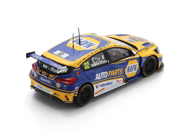 Spark Models NAPA Racing UK No.32 Ford Focus BTCC - Snetterton Race 2 Winner 2025 - Daniel Rowbottom 1/43 Scale Model