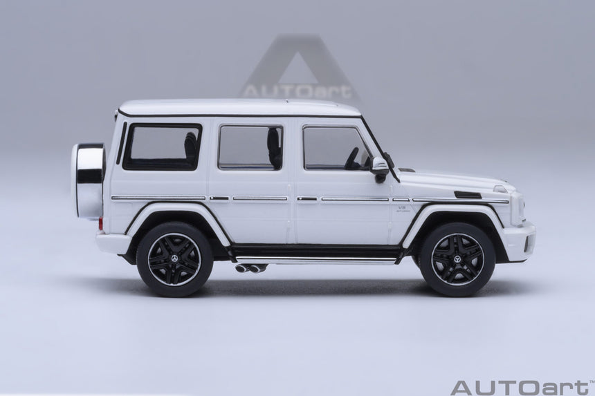 AutoArt Mercedes-AMG G 63 2017 - Gloss White 1/64 Scale Model