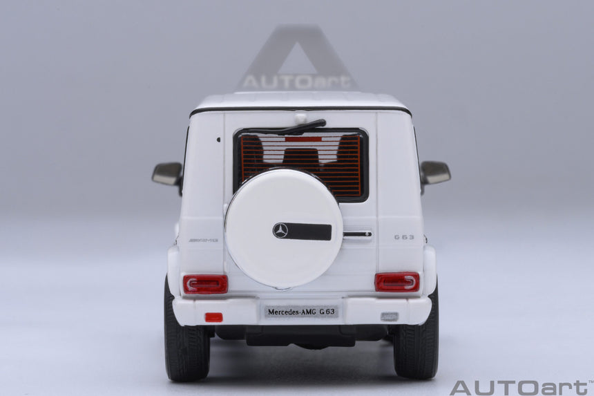 AutoArt Mercedes-AMG G 63 2017 - Gloss White 1/64 Scale Model