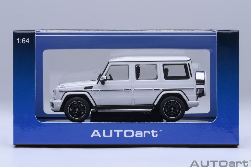 AutoArt Mercedes-AMG G 63 2017 - Gloss White 1/64 Scale Model