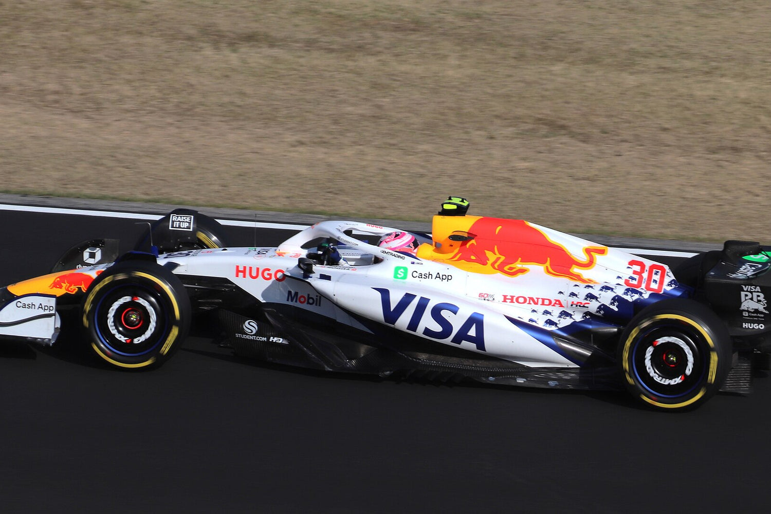 Spark Models F1 Racing Bulls VCARB 02 No.30 Visa Cash App Racing Bulls F1 Team 2025 - Liam Lawson - Japanese GP 2025 1/18 Scale Model