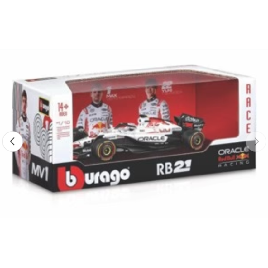 Bburago F1 Red Bull Racing RB21 Japan GP 2025 Yuki Tsunoda With Helmet 1/18 Scale Model