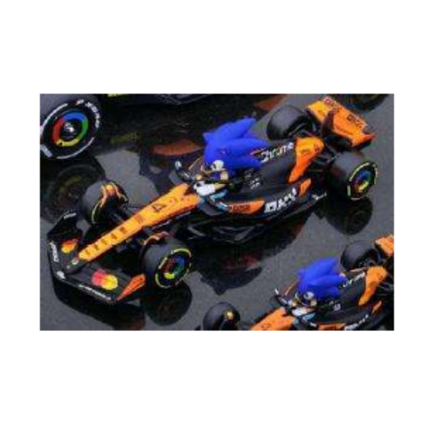 Bburago F1 McLaren F1 Team MCL39 2025 Sonic The Hedgehog 1/43 Scale Model