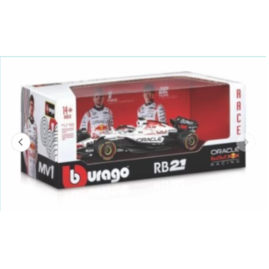 Bburago F1 Red Bull Racing RB21 Japan GP 2025 Max Verstappen With Helmet 1/18 Scale Model