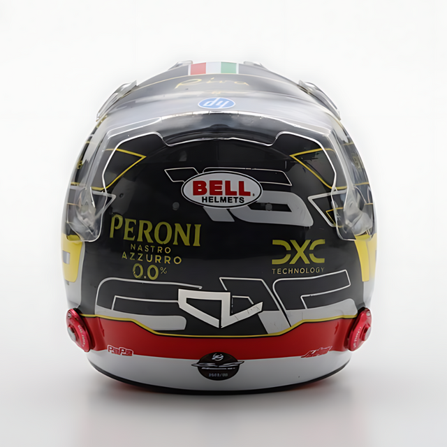 LookSmart Charles Leclerc Monza GP 2024 Mini Replica Helmet Model 1/5 Scale